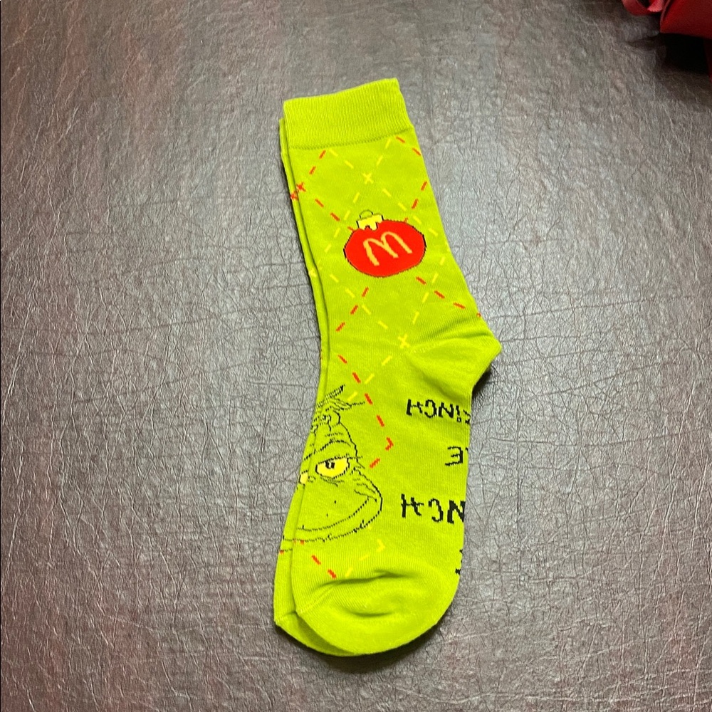 McDonald’s Grinch Green Socks